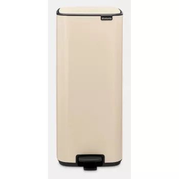 Brabantia Bo Pedāļu Atkritumu Tvertne 30 L Taisnstūra Tērauda Bēša