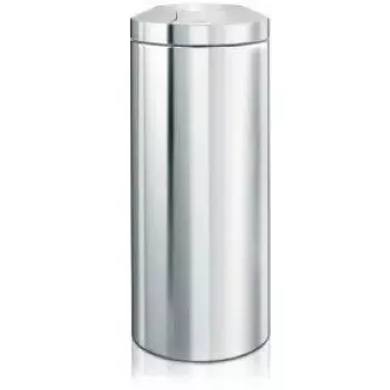 Atkritumu spainis BRABANTIA Flame Guard Brilliant Steel 28 75 27 — pedāļu spainis, 28 L, nerūsējošais tērauds, liesmu slāpējošs ieliktnis
