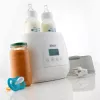 Pudeļu sildītājs Alecto BW700TWIN — dubults 3-in-1 elektriskais pudeļu sildītājs, 512 W, 230 V, balts
