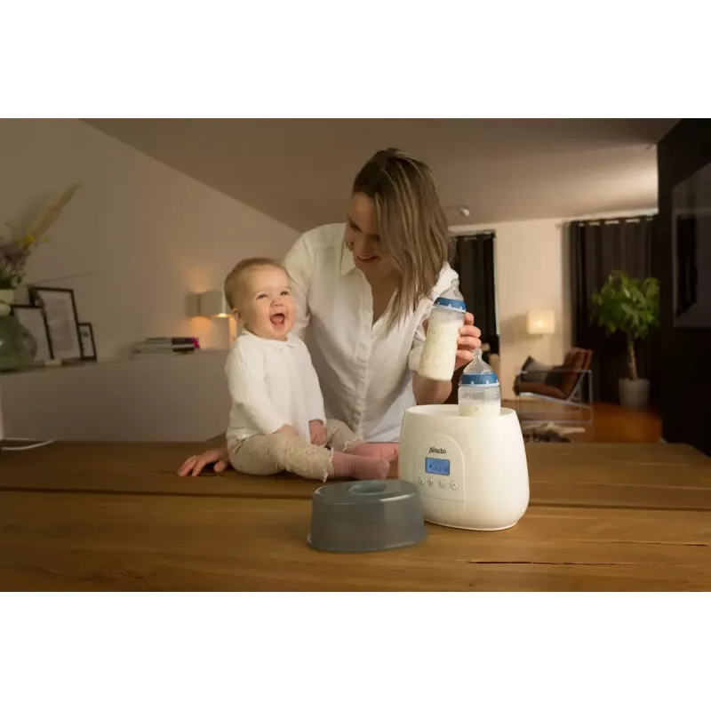 Pudeļu sildītājs Alecto BW700TWIN — dubults 3-in-1 elektriskais pudeļu sildītājs, 512 W, 230 V, balts