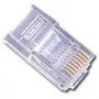 Gembird PLUG3UP6/50 RJ-45 vadu savienotājs, caurspīdīgs, 8P8C, 6 µ” zelta kontakti, 50 gab.
