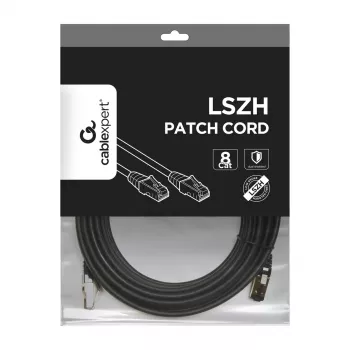 Tīkla kabelis Gembird PP8-LSZHCU-BK-2M RJ-45 Cat8 2m Melns