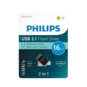 USB zibatmiņa Philips 16GB USB Type-A 3.2 Gen 1 FM16DC152B/00