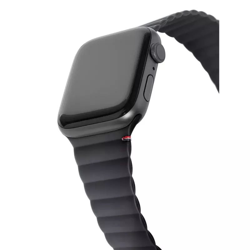 Decoded D21AWS44TS3SCL Charcoal Silikona Magnētiskā Siksniņa Apple Pulkstenim