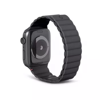 Decoded D21AWS44TS3SCL Charcoal Silikona Magnētiskā Siksniņa Apple Pulkstenim
