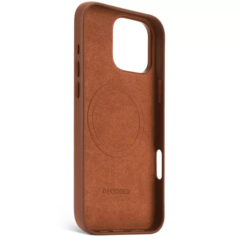 Decoded ādas maciņš iPhone 16 Pro Max 17.5 cm brūns