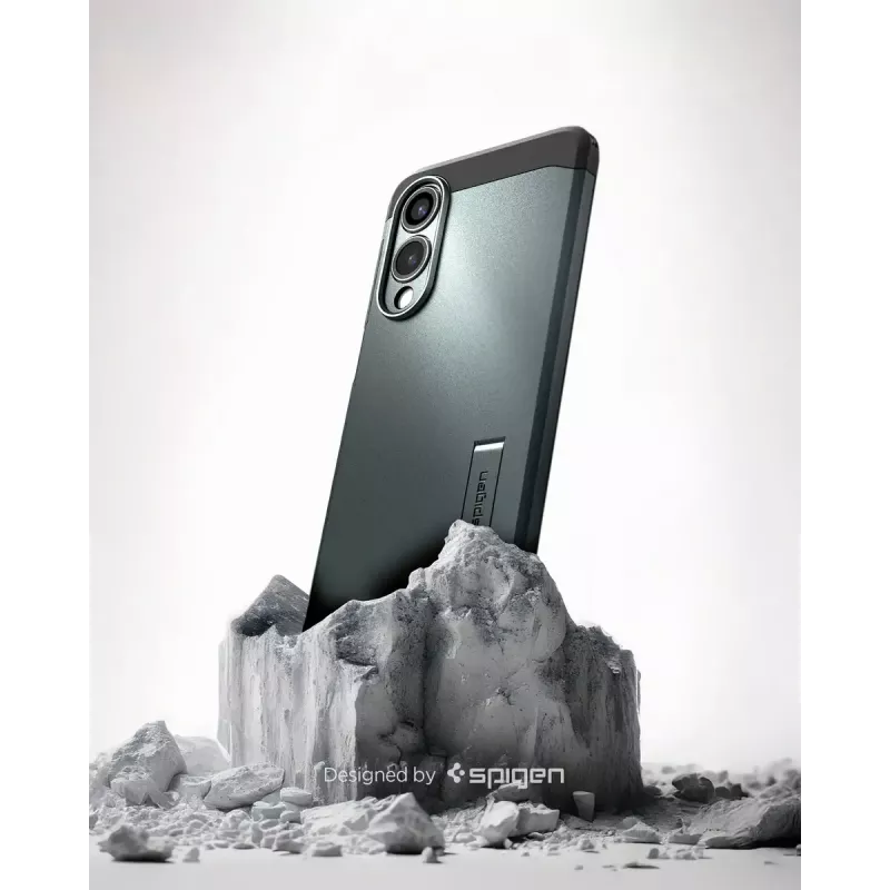Spigen Tough Armor AI Abyss Green vāciņš Samsung Galaxy S25 Edge