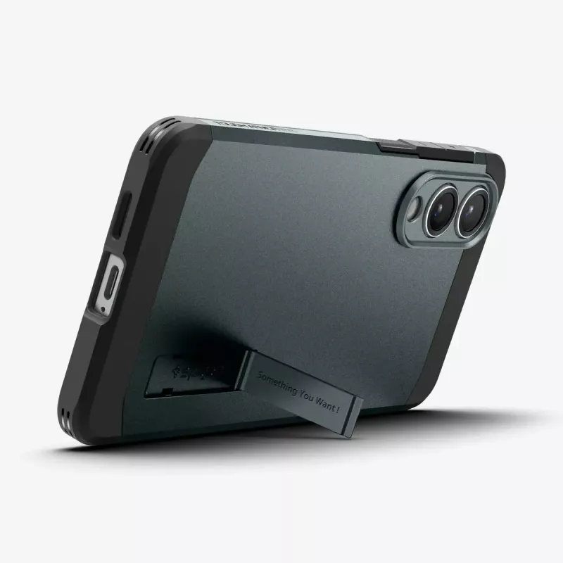 Spigen Tough Armor AI Abyss Green vāciņš Samsung Galaxy S25 Edge