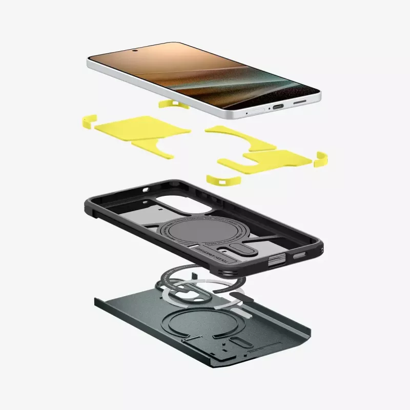 Spigen Tough Armor AI Abyss Green vāciņš Samsung Galaxy S25 Edge