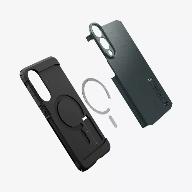 Spigen Tough Armor AI Abyss Green vāciņš Samsung Galaxy S25 Edge