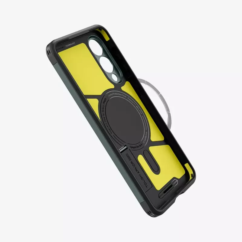 Spigen Tough Armor AI Abyss Green vāciņš Samsung Galaxy S25 Edge