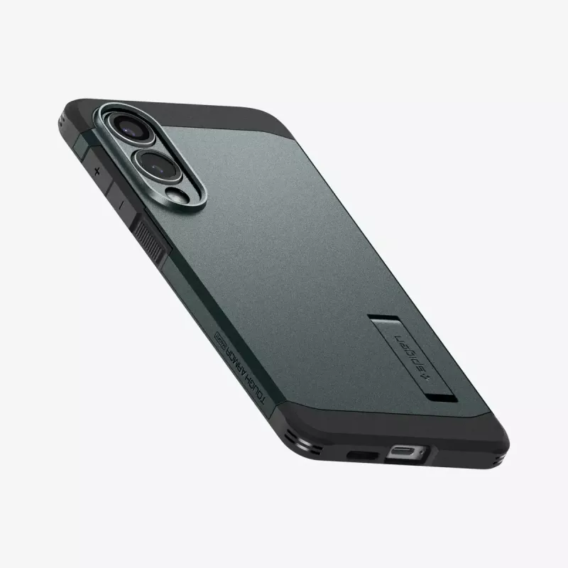 Spigen Tough Armor AI Abyss Green vāciņš Samsung Galaxy S25 Edge