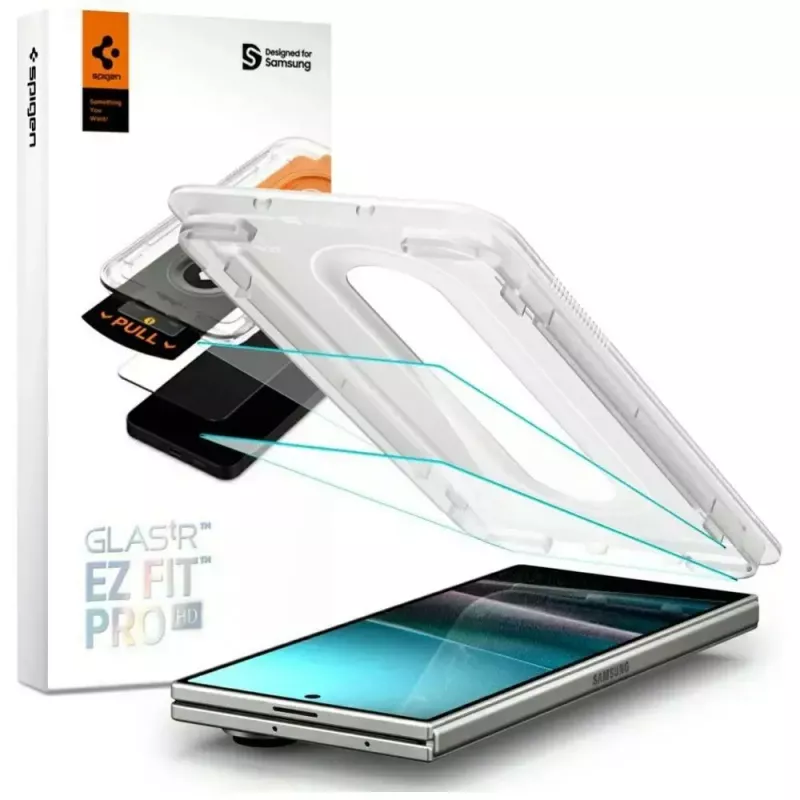 Spigen Glas.TR EZ FIT Pro ekrāna aizsargs Samsung Galaxy Z Fold 7 — caurspīdīgs, 2 gab.