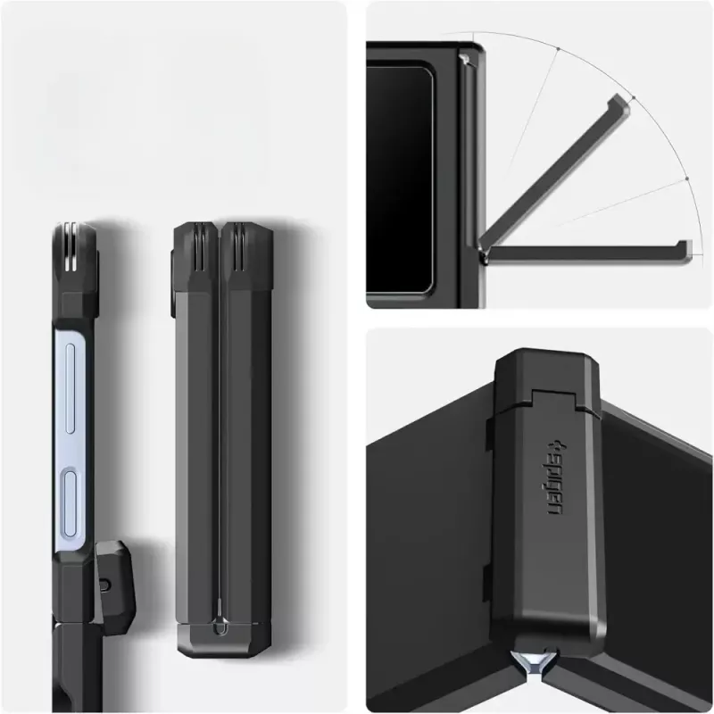 Aizsargmaciņš Spigen Tough Armor Pro Mag Galaxy Z Flip 7 FE — melns