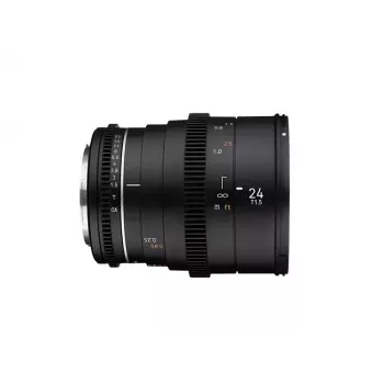 Kino objektīvs Samyang VDSLR 24mm T1.5 MK2 MILC Melns