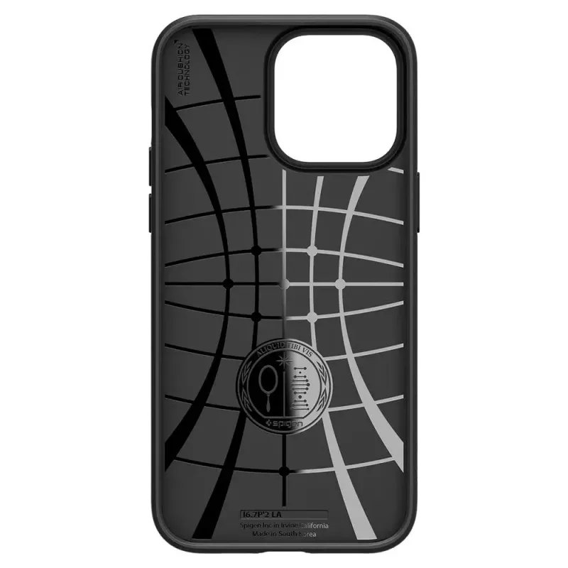 Spigen Liquid Air vāciņš iPhone 14 Pro Max 17 cm Melns