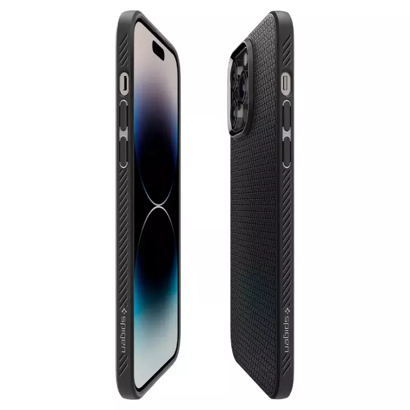 Spigen Liquid Air vāciņš iPhone 14 Pro Max 17 cm Melns