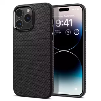 Spigen Liquid Air vāciņš iPhone 14 Pro Max 17 cm Melns