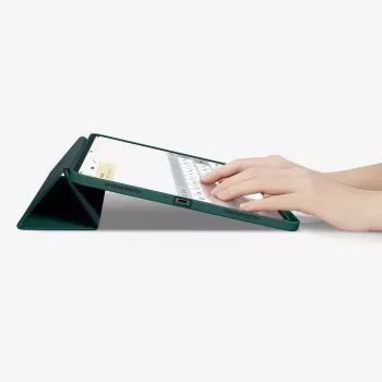 Spigen Urban Fit flip vāciņš 33 cm (13 collu) iPad Pro 2024, zaļš