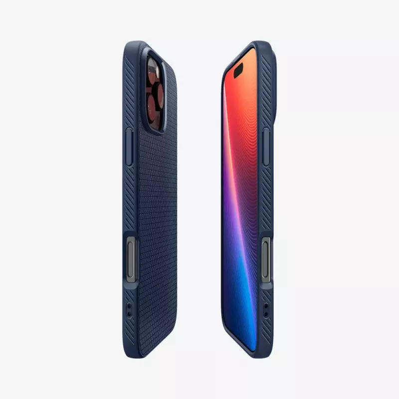 Spigen Liquid Air mobilā telefona maciņš Navy iPhone 16 Pro Max