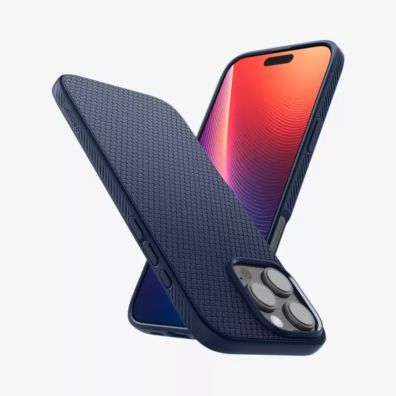 Spigen Liquid Air mobilā telefona maciņš Navy iPhone 16 Pro Max