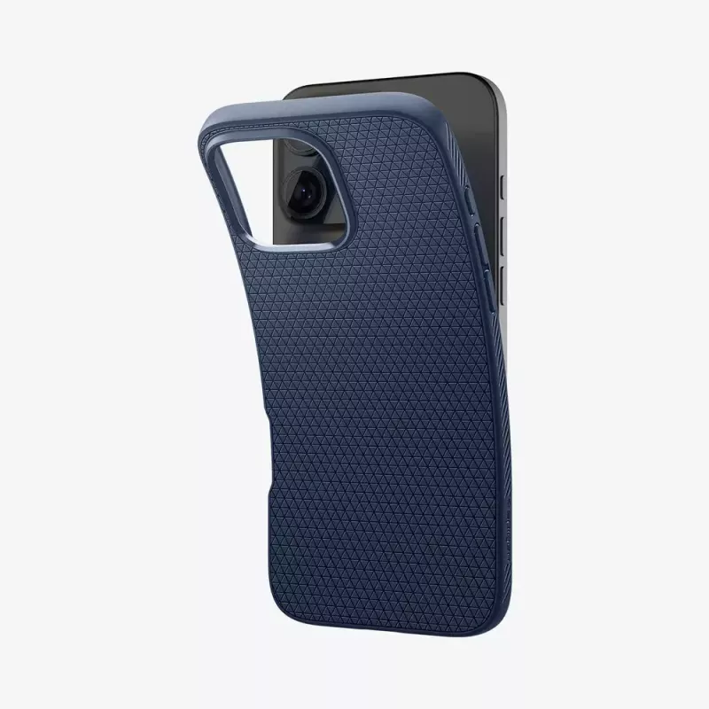 Spigen Liquid Air mobilā telefona maciņš Navy iPhone 16 Pro Max