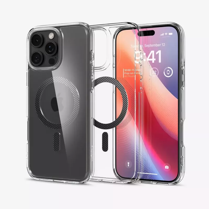 Spigen Ultra Hybrid (MagFit) viedtālruņa maciņš 17.5 cm Caurspīdīgs