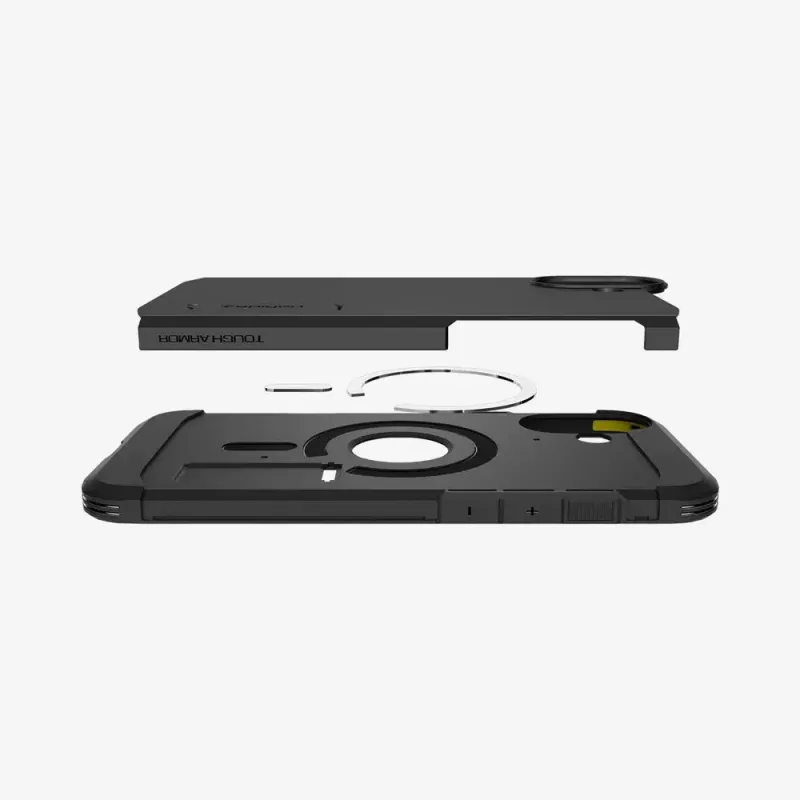 Spigen Tough Armor AI (MagFit) telefona maciņš Melns 15.5 cm