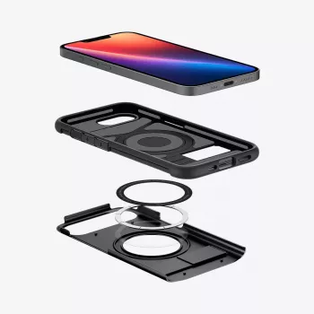 Spigen Slim Armor iPhone 16e Macīgs Vāciņš Melns