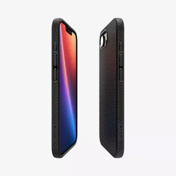 Spigen Liquid Air iPhone 16e Macīgs Melns