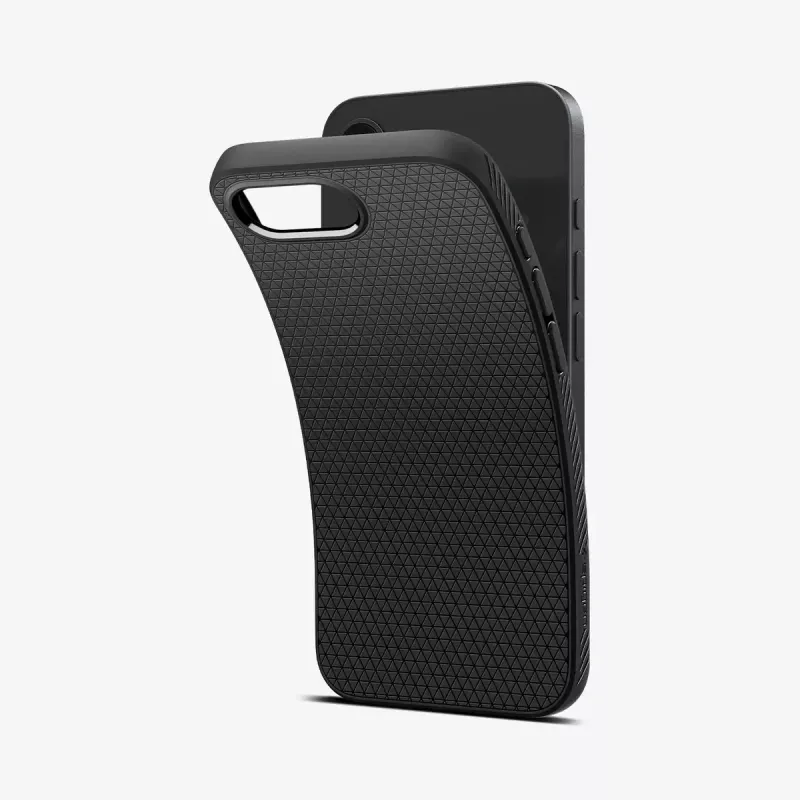 Spigen Liquid Air iPhone 16e Macīgs Melns