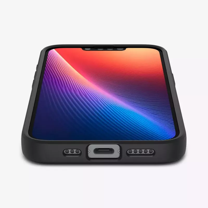 Spigen Liquid Air iPhone 16e Macīgs Melns