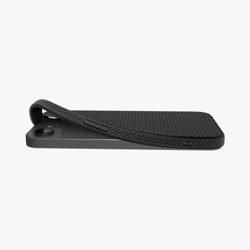 Spigen Liquid Air iPhone 16e Macīgs Melns