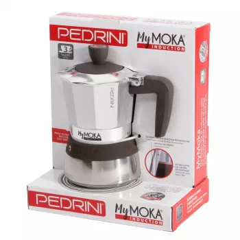 Moka kanna Pedrini MyMoka induction Brūna Nerūsējošais tērauds