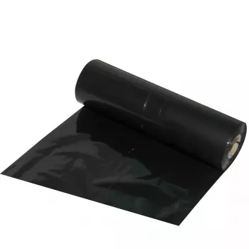 Lente termopārnesei Brady R6000HF-110X70/O — Melna, 110 mm × 70 m, serde 1,27 cm, saderīga ar BBP11/BBP12