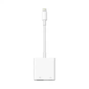 Adaptera kabelis Apple Lightning uz USB3 Camera Adapter — Balts, USB 3.2 Gen 1
