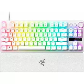 Mehāniskā tastatūra Razer Huntsman V3 Pro TKL ar analogajiem optiskajiem slēdžiem un RGB