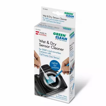 Mitrās un sausās sensoru tīrīšanas komplekts green clean SC-6060 — pilna kadra sensoram, 1x4 komplektācija