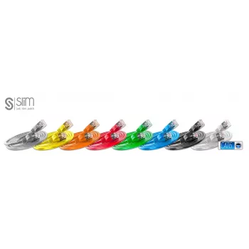 SLIM Patchcords SLIM Light STP tīkla kabelis Balts 0,25 m Cat6 U/FTP