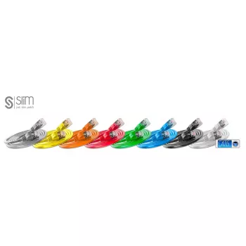 Tīkla kabelis SLIM Patchcords SLIM Light STP 0,5 m Cat6 U/FTP