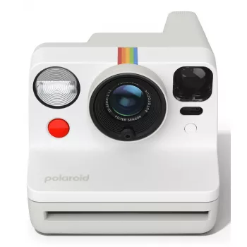 Polaroid Now Gen 3 Baltā tūlītējā kamera ar autofokusu un USB-C uzlādi