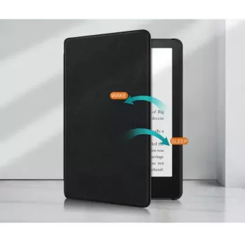 Aizsargmaciņš Tech-Protect Kindle Paperwhite V 5 Signature Edition — Melns