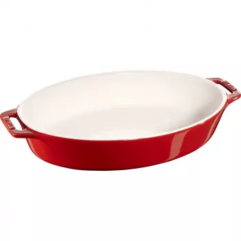 Staub ovāla keramikas trauks - 2.3 l, sarkans