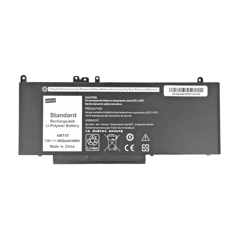 Mitsu akumulators Dell Latitude E5470, E5570 – 7.6V