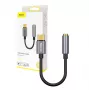 Baseus L54 Audio Adapteris USB-C + mini jack 3,5mm (Melns+Pelēks)
