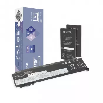 Mitsu akumulators Lenovo ThinkPad T460s/T470s 2140mAh (24Wh) 11.1-10.8V priekšējais