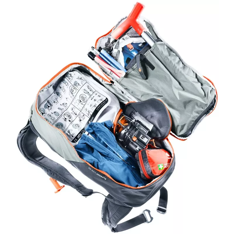 Deuter Alproof Lite 22 tin/black - lavīnu mugursoma