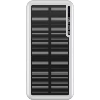 Boompods Obi 10 000mAh Saules Powerbank - Balts