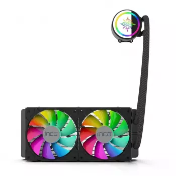 INCA ISS-02XN CPU šķidruma dzesētājs 2 x 120 mm PWM ventilators