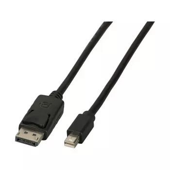 EFB-Elektronik Mini Displayport - Displayport kabelis, St-St, 3m, melns